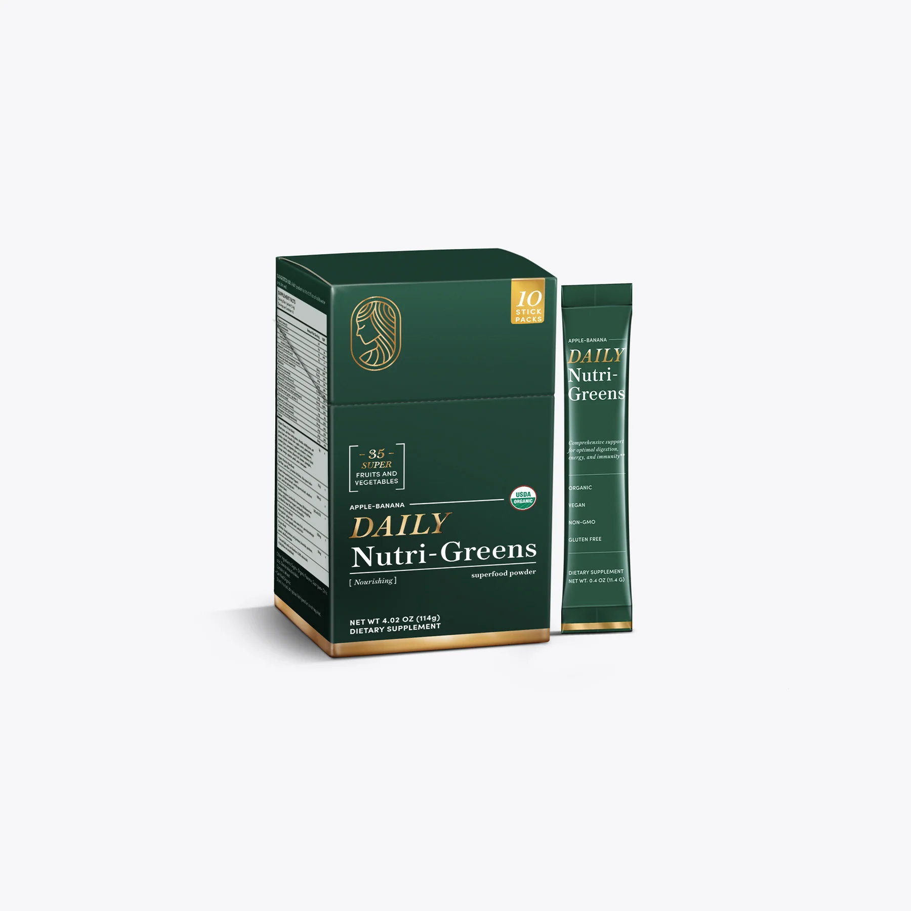 10 Daily Nutri-Greens Stick Packs - Image 4